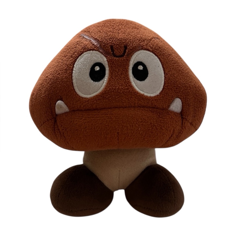 Super Mario 2017 All Star Collection Goomba Stuffed Plush Animal Nintendo 5"